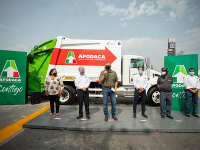 Red Ambiental renueva unidades de recolección de residuos en Apodaca N.L.